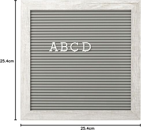 Kate & Milo Letterboard Set, Perfect Message Board for Sharing Back to School Milestones or Baby Announcements, Rustic Nursery, Gray in Saudi Arabia