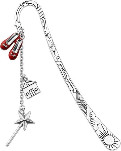 UJIMS Wizard of Dorothy Movie Inspired Gift Ruby Red Slippers Bookmarks for Book Lover Reader OZ Movie Fans Gift for Friend (RedSlippersBookmarks) in Saudi Arabia