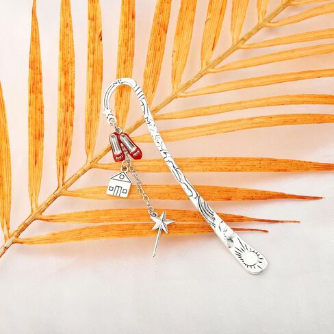 UJIMS Wizard of Dorothy Movie Inspired Gift Ruby Red Slippers Bookmarks for Book Lover Reader OZ Movie Fans Gift for Friend (RedSlippersBookmarks) in Saudi Arabia