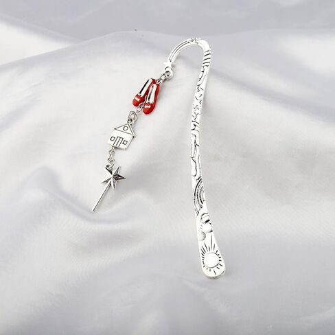 UJIMS Wizard of Dorothy Movie Inspired Gift Ruby Red Slippers Bookmarks for Book Lover Reader OZ Movie Fans Gift for Friend (RedSlippersBookmarks) in Saudi Arabia