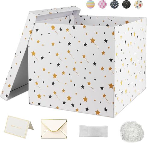 YINUOYOUJIA Large Gift Box 12x12x10Inch,Pink Gift Boxes with Lids for Presents,Cute Box,Birthday Gift Box,Gift Packaging for Valentine's Day,Mother's Day,Christmas,Anniversaries. in Kuwait