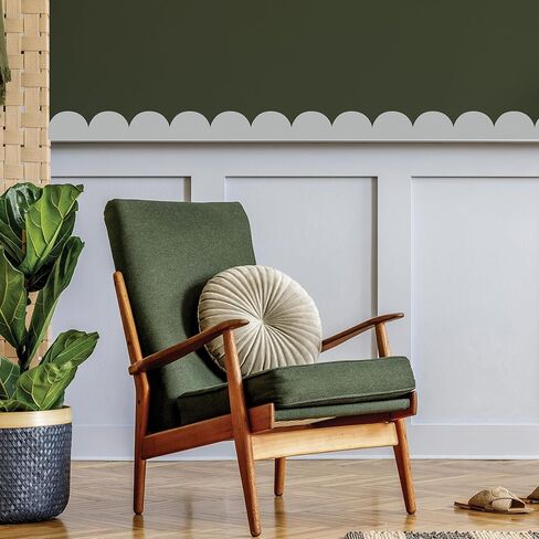 RoomMates Teal Peel and Stick Scallop Border Decal, RMDM5546 in Kuwait