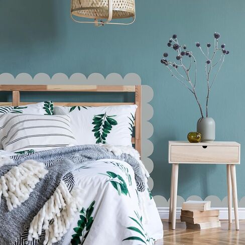 RoomMates Teal Peel and Stick Scallop Border Decal, RMDM5546 in Kuwait