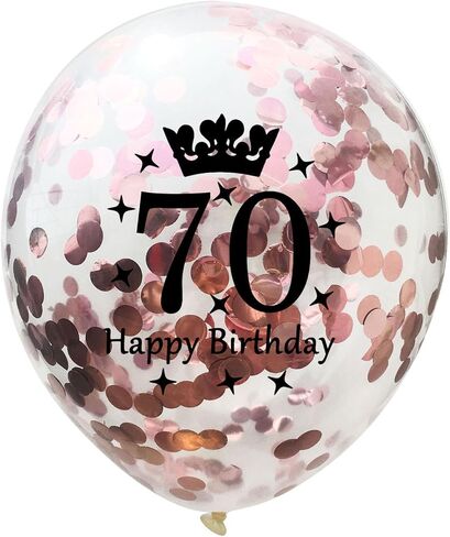 SHUNTAI 100th Birthday Balloons Latex Confetti Balloon Gold and Black 100th Birthday Decorations for Men Women 100 Years Old Anniversary Theme Birthday Party Decor Supplies 15 Pack 12 inch in Kuwait