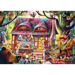 Ravensburger Come in, Red Riding Hood - 1000 Piece Jigsaw Puzzle for All Ages | Unique Softclick Technology | Vibrant Imagery | Sustainable Forestry Practices | FSC Certified Product