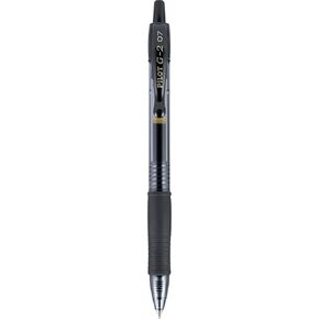 PILOT G2 Premium Refillable & Retractable Rolling Ball Gel Pens, Fine Point, Black Ink, Single Pen (31026)