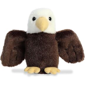 Aurora® Adorable Shoulderkins™ Orion Eagle™ Stuffed Animal - On-The-Go Fun - Interactive Play - Brown 4.5 Inches