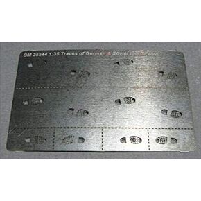 Dan Models 35544-1/35 Stencil for Applying Footprints from Boots. 2 Types WWII