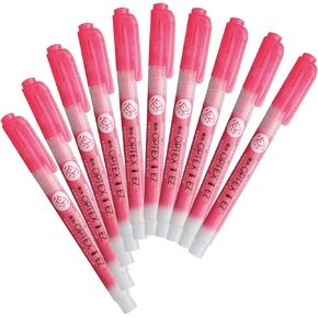 Zebra Optex 1 EZ Pink Highlighter, 10 Count B-WKS11-P