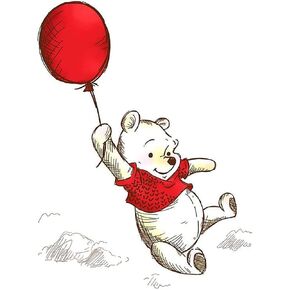 WHYCJXWL Diamond Art Kits for Adults and Kids, Full Drill Round Rhinestone Diamonds, Winnie Pooh Diamond Art (12X16 Inch)