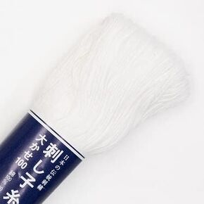 Olympus Sashiko Thread - 100m Skein - خيط التطريز واللحف الياباني (101 -أبيض) in Kuwait