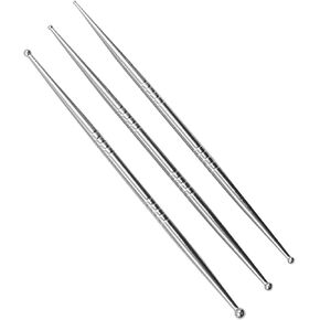 3pcs Sculpture Modeling Tools, Stylus Clay Tools, Dotting Sculpting Modeling Tools Set, Double Ended Metal Ball, Cake Decoration Tools