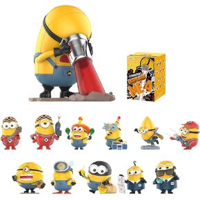 POP MART Universal Despicable Me 4 Series Figures, Universal Blind Box Figures, Random Design Action Figures Collectible Toys Home Decorations, Holiday Birthday Gifts for Boys and Girls, Single Box