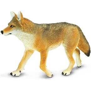 Safari Ltd. Coyote Toy Figurine - Detailed 6.5" Plastic Model Figure - Fun Educational Play Toy for Boys, Girls & Kids Ages 1+