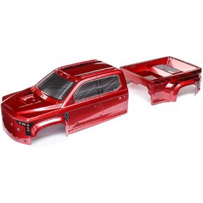 ARRMA Big Rock 6S BLX Painted Decaled Trimmed Body - Red, ARA411027