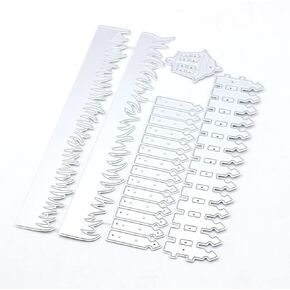 KSCRAFT Grass and Fence Metal Cutting Dies Stencils for DIY Scrapbooking Decorative Embossing DIY Paper Card