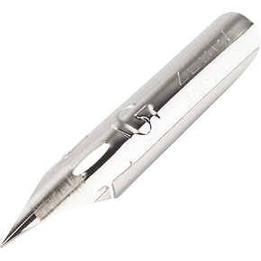 Zebra Comic G Model Chrome Pen Nib, 10 Nibs (1 Pack) (PG-6B-C-K)