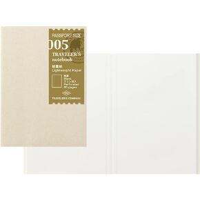 Traveler's Notebook Refill, Lightweight Paper, 2 Pack, Passport Size 14371006