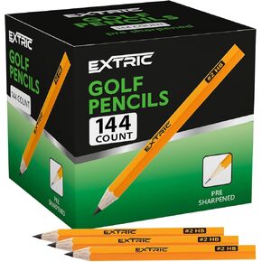 EXTRIC Wood-cased HB #2 Pencils, Pre-Sharpened, 20 Packs of 12-Count yellow Pencils, Bulk Pack 240 Count, for Classroom, Teacher Supplies