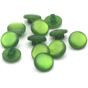 20pcs/Pack-Deep Green Resin Colored Shirt Pearl Buttons for Craft Sewing Childre Buckle Fasteners