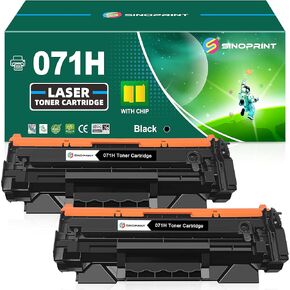 071H Compatible Toner Cartridge Replacement for Canon 071 Black Toner Cartridge High Capacity 071H CRG071H for LBP122dw MF273dw MF275dw LBP122 LBP120 MF270 MF272dw (2 Pack-Black)