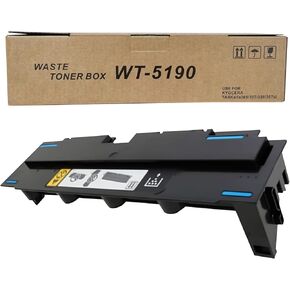 WT5190 Waste Toner Box Compatible for Kyocera TASKalfa 306ci 307ci 308ci 356ci 358ci Printers for WT-5190 1902R60UN0 Waste Toner Box(1-Pack, 44,500 Yield)