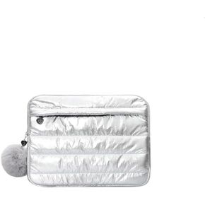 Cloud Series Laptop Sleeve in Stardust Silver, 14 and 16 Inch, Water-Resistant and Light-Weighted (14 Inch)