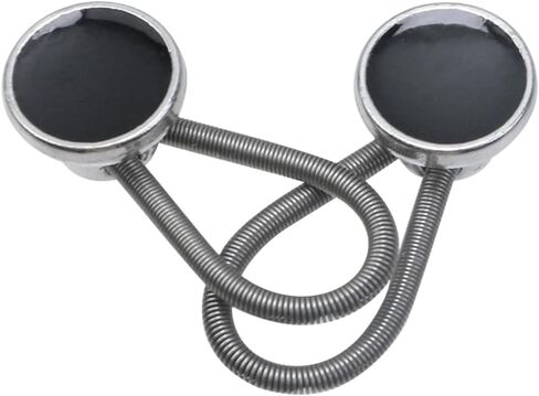 SEMETALL 24PCS تمديدات طوق ، يضيف 1 في فور ، موسعات رقبة بزر مرنة لزجاجات سروال البنطلون تفضل (أسود) in Kuwait