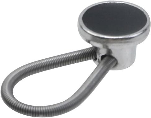 SEMETALL 24PCS تمديدات طوق ، يضيف 1 في فور ، موسعات رقبة بزر مرنة لزجاجات سروال البنطلون تفضل (أسود) in Kuwait