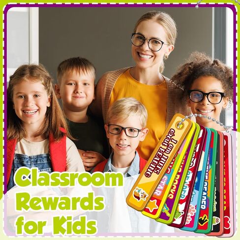 Tondiamo 350 PCS Brag Sticks حضور رائع مع 100 PCS حوافز يمكن ارتداؤها لزيادة طالب قراءة العصي لفصل الدراسي المدرسي للطلاب (حضور رائع) in Kuwait