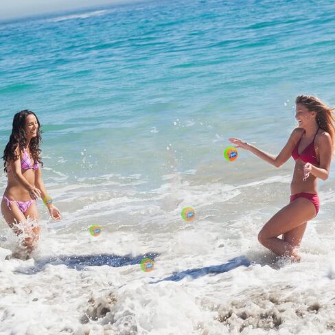 مجموعة كرة تخطي مياه Jishi ، ألعاب حمام السباحة الشاطئية لبحيرة Ocean River Lake Outdoor Travel Play ، Outside Water Gold Games and Ancips for Kids Ewent Come and Family ، Home for boys for boys in Kuwait