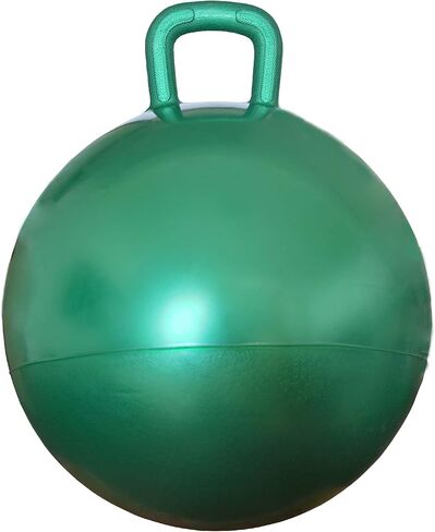 AppleRound Hippity Hoppity Hop Ball with Air Pump - 15in / 38cm Diameter, for Children Ages 3-6, Kangaroo Bouncer Sit-on Bouncy Ball with Handle in Kuwait