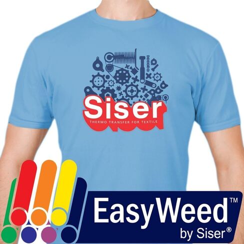 SISER Easyweed Heat Transfer HTV للقمصان 12 × 12 بوصة 3 أوراق مسبقة (تان) in Saudi Arabia