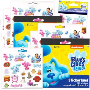 Blue's Clues Sticker Pack Set~ Bundle of 300+ Blue's Clues Stickers | Blue's Clues Party Favors and Party Supplies | Blue's Clues Reward Stickers