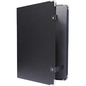 VVIVIDD Black Portable Classic-Style CACHET Portfolio (12 "× 16")