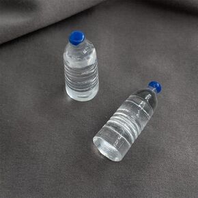 5Pcs 1/12 Miniature Plastic Water Bottles Dollhouse Decoration Accessories，Dollhouse Accessories，Dollhouse Décor
