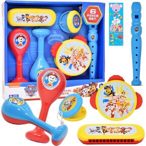 PAW PAW PATROL KIRDS TOUY DUCULEELE 4 String for Toddlers Party Guitar Duitile Play Musical Music