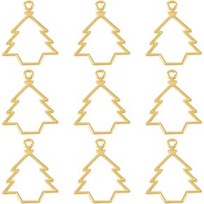 Pandahall 20Pcs Flower Alloy Open Back Bezel Pendants 30x28x2.5mm Sakura Hollow Frame Pendant Charms For DIY UV Resin Pressed Flower Jewelry Making