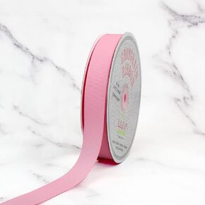 Creative Ideas 7/8-Inch Solid Grosgrain Ribbon, 50-Yard, Pink
