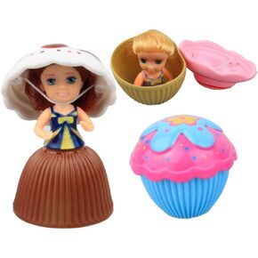 3pcs Cupcake Princess Doll Magic Toys for Baby Girls Random Color