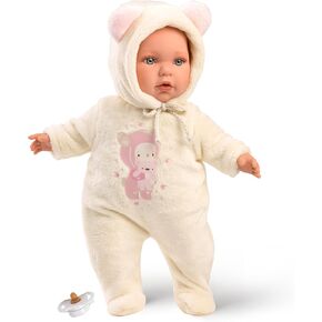 LLORENS Soft Body Dolls – Realistic Dolls for Toddlers and Babies in 11.8", 13.8" & 16.5" Sizes – Premium Quality, Handwashable Cotton Clothing for Kids