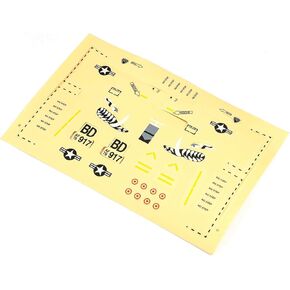 E-flite Decal Sheet UMX A-10 30mm EFLU6559 Replacement Airplane Parts