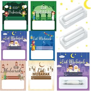 24 مجموعة عيد مبارك حامل أموال عيد الطفل هدايا 24 PCS