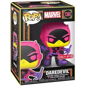 Funko Daredevil Pop! Vinyl Bobblehead Figure, Marvel, Glows in Blacklight, 3.77 Inches, 77545