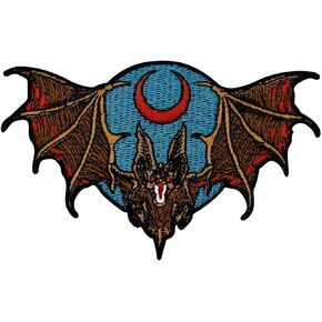 ZEGINs The Vampire Bats Patch Embroidered Applique Badge Iron On Sew On Emblem