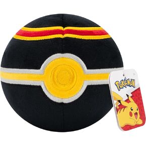 Pokémon 5" Poke Ball Plush - مرخصة رسميًا - الجيل الأول من Pokeball - لعبة محشوة ناعمة عالية الجودة مع قاعدة مرجحة - يجب أن تلتقط الجميع - هدية للأطفال والأولاد والبنات ومحبي البوكيمون