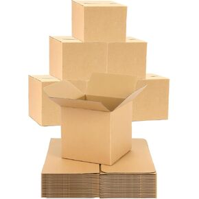 Pink Shipping Boxes Medium 10x7x6 Inches, 30 Pack Corrugated Cardboard Boxes for Packaging Small Business Mailing