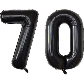 40 Inch Giant Black Number Balloons, Helium Mylar Foil Number Balloons for Birthday, Number 3 Balloon for Party Celebration Decorations Graduations Anniversary Baby Shower Photo Shoot