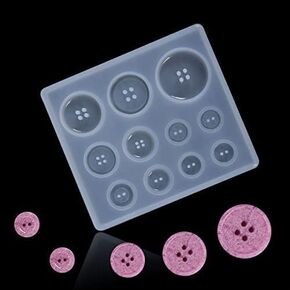 AEGYPIUS Epoxy Resin Molds Jewelry, 1 Pc with 11 Cavities Resin Jewelry Molds Epoxy Resin Mold, Resin Epoxy Molds Jewelry Resin Molds for Epoxy Resin Epoxy Mold, Silicone Molds for Epoxy Resin