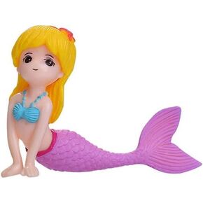 Cute Mermaid Fish Tank Ornament – Colorful Aquarium Decoration for DIY Terrariums, Micro Landscapes, and Creative Fish Tank Decor, Miniature Mermaid Figurines for Aquarium, Cake Toppers, and Crafts